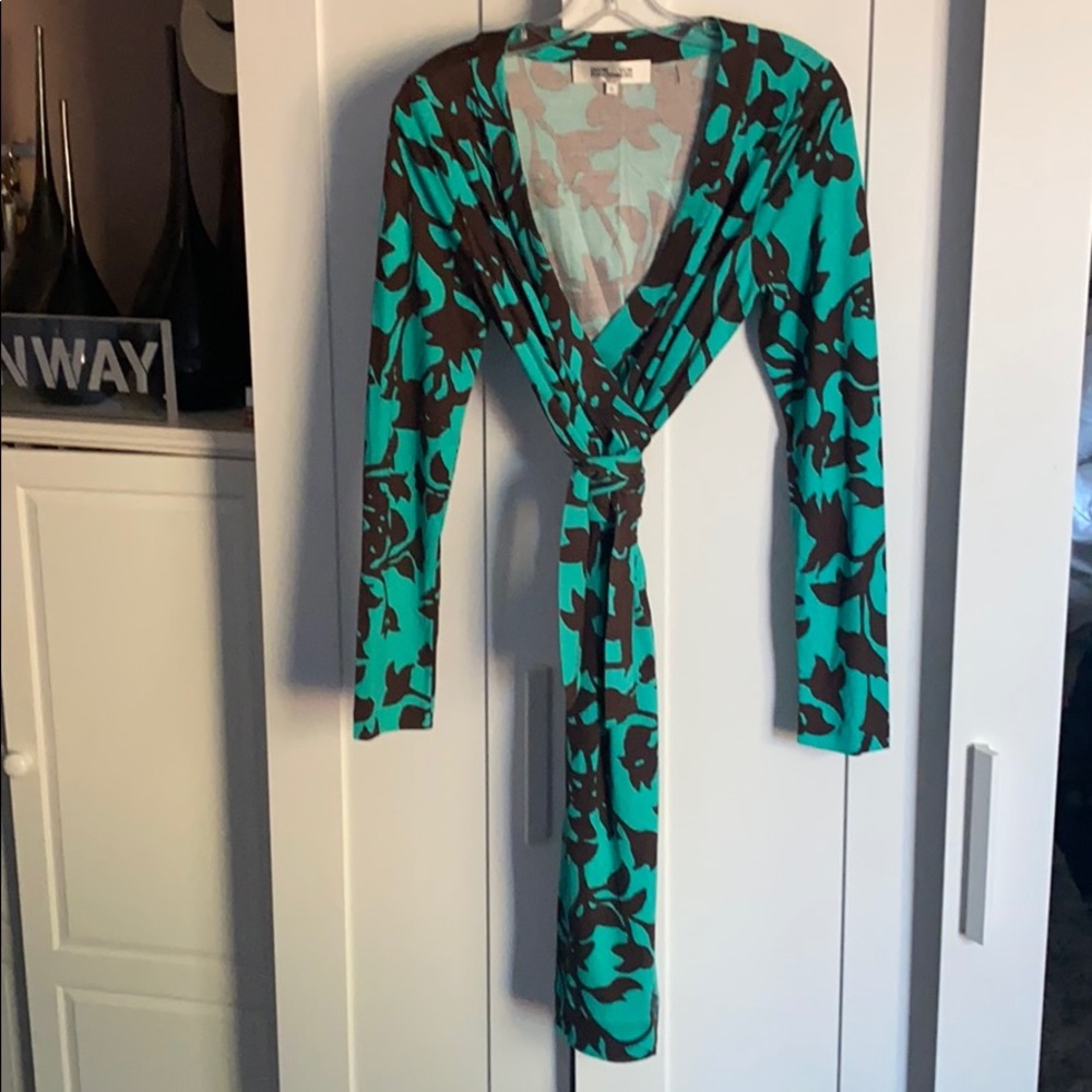 DVF Gorgeous Midi length Wrap Dress